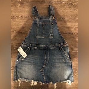 Silver Skirtall (Skirt Overalls)